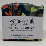 Vetiver Grove Cold-Process Artisan Soap - Organik Beauty