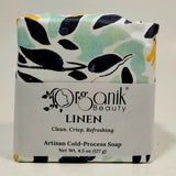 Linen Cold-Process Artisan Soap - Organik Beauty