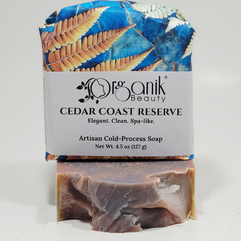 Cedar Coast Reserve Cold-Process Artisan Soap - Organik Beauty